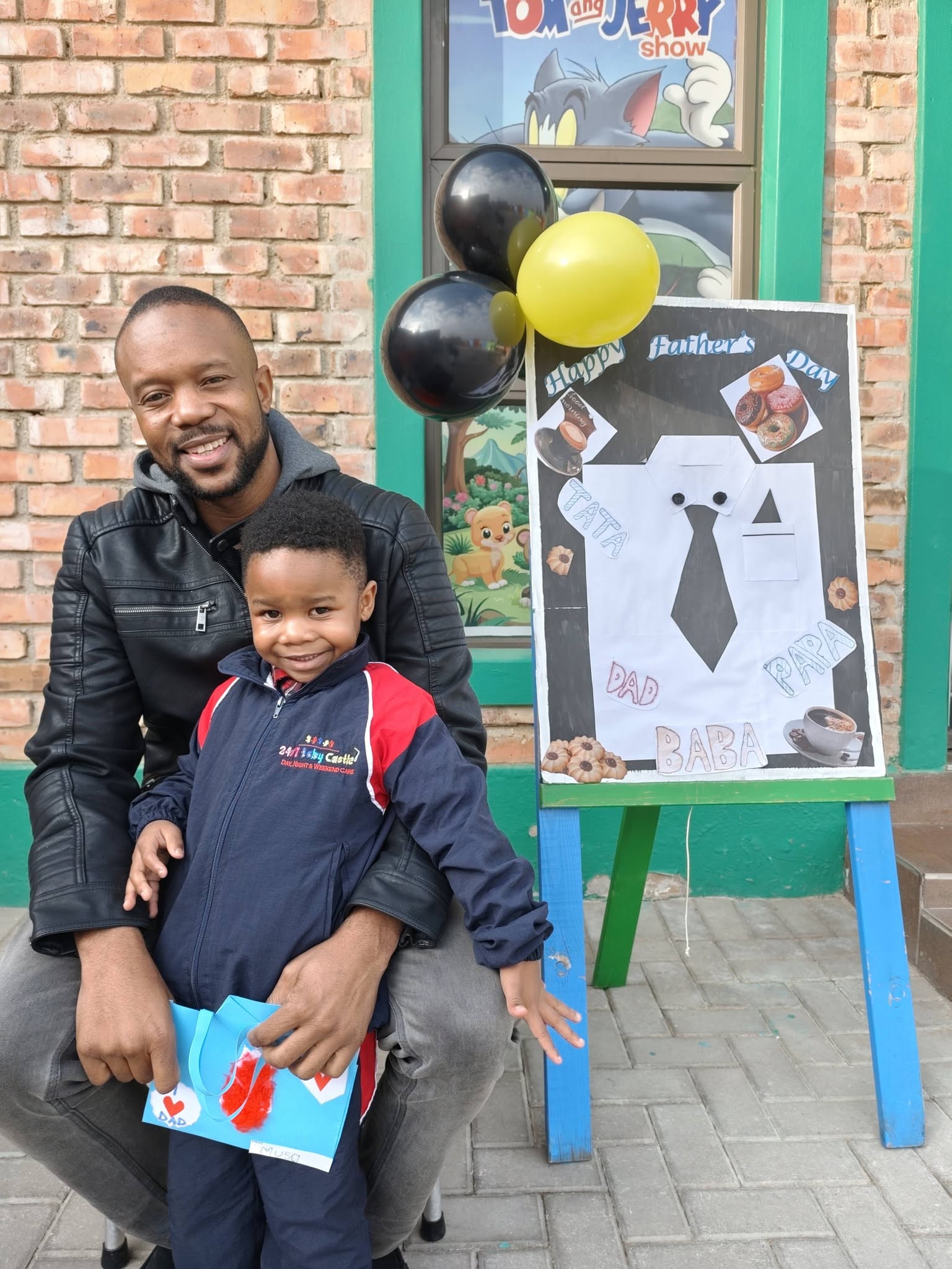 Father's Day celebration display