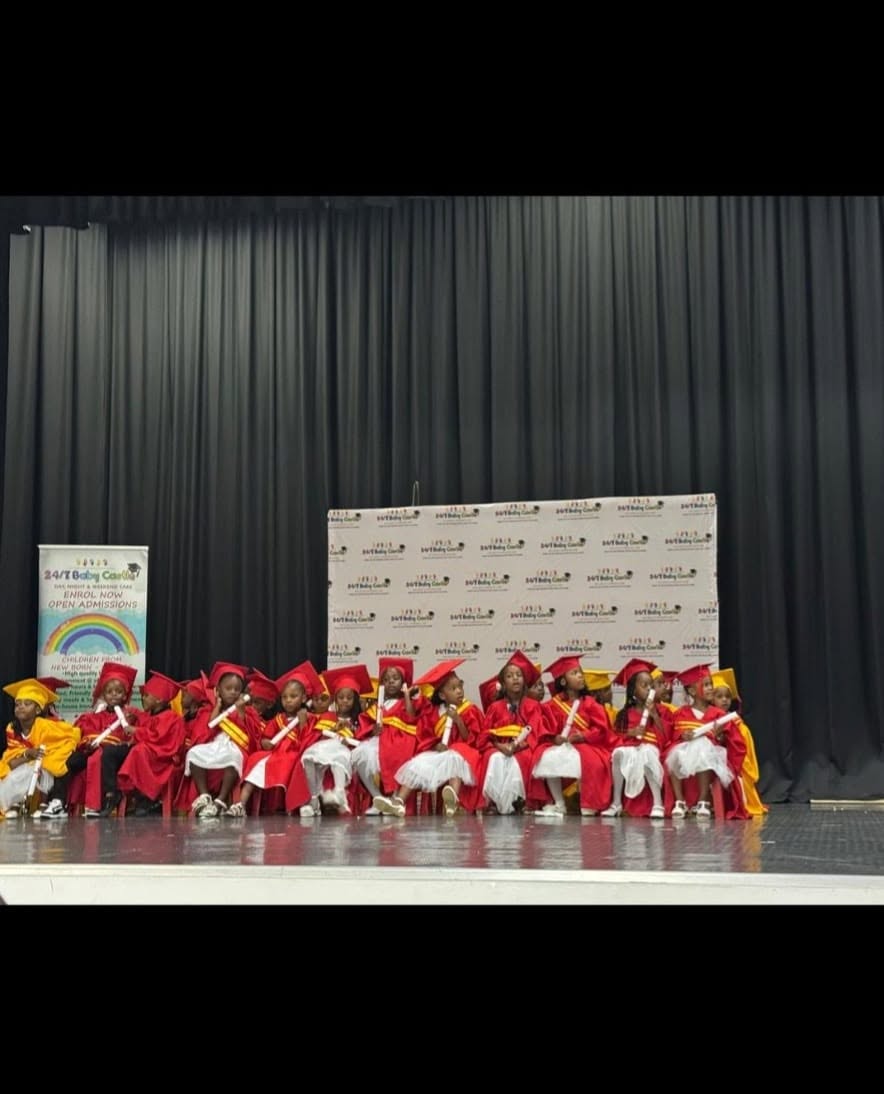 Graduation celebration at 24/7 Baby Castle